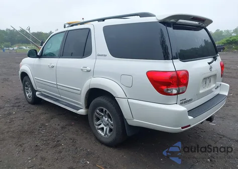 2007 Toyota Sequoia Limited V8 z USA, uszkodzony, nr VIN 5TDBT48A67S277876